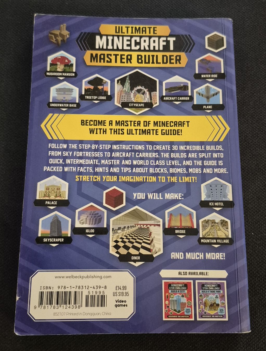 Libri: ULTIMATE MINECRAFT MASTER BUILDER GUIDE VIDEO GAMES ENGLISH  – Usato da Grand-Lancy venduto da luc111 1