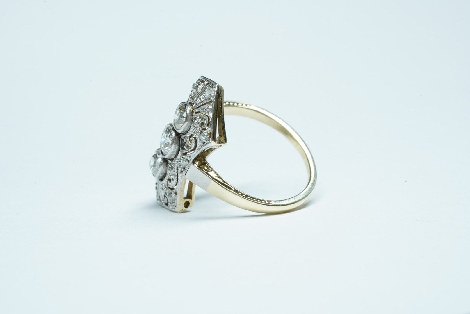 Anelli: Fingerring Antikschmuck Art Deco – Usato da Bülach venduto da Re-Jewelled 4