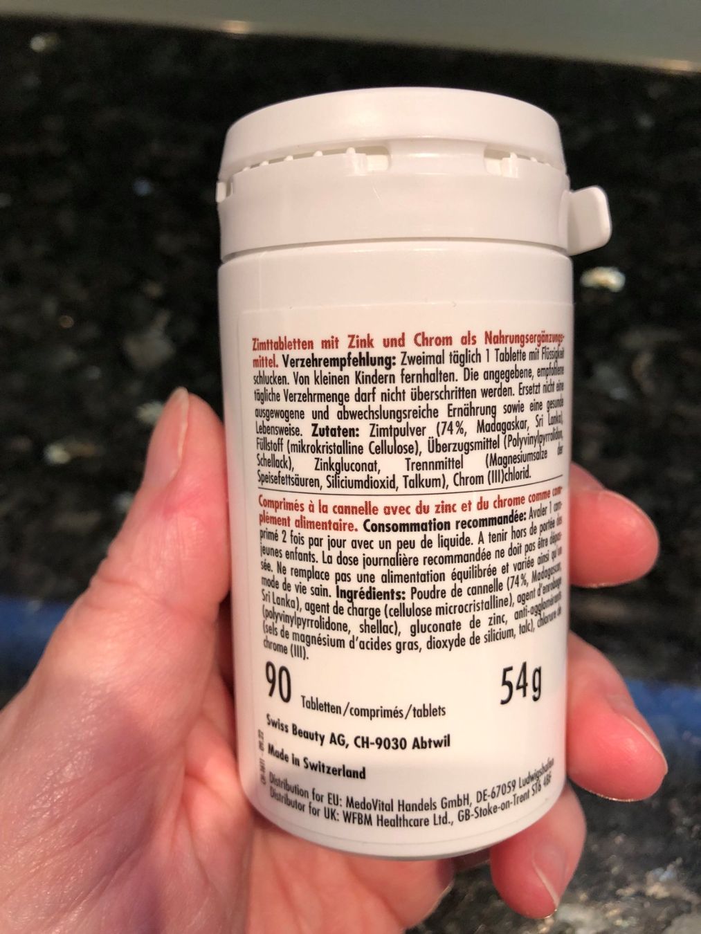 Lebensmittel & Spezialitäten: Zimttabletten gegen hohe Blutzuckerwerte – Neu und originalverpackt aus Rüti ZH von Jasna89 2