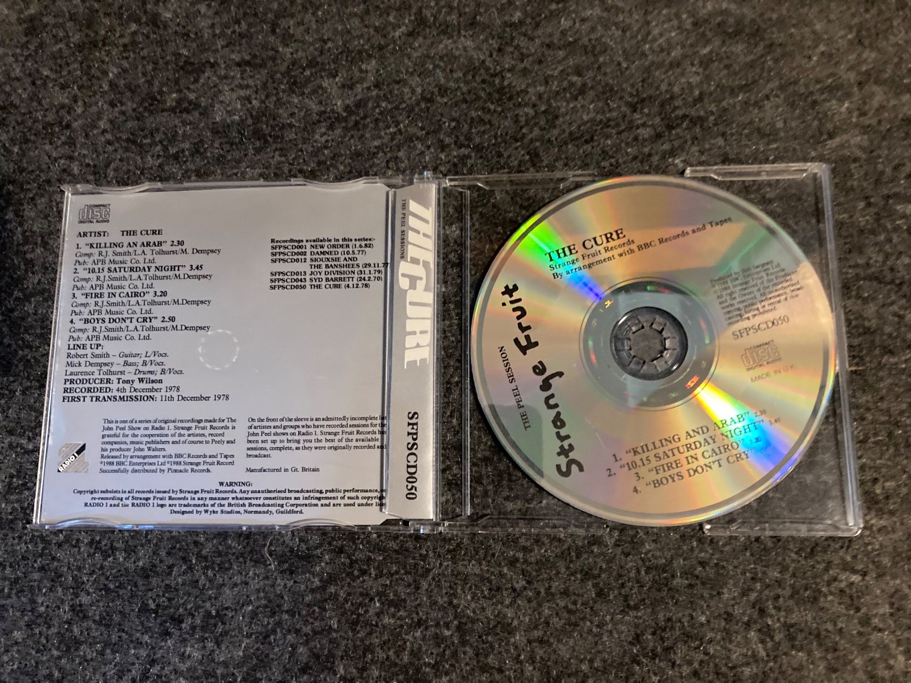 CD: The Cure - The Peel Session – Usato da Fribourg venduto da Karushi 1