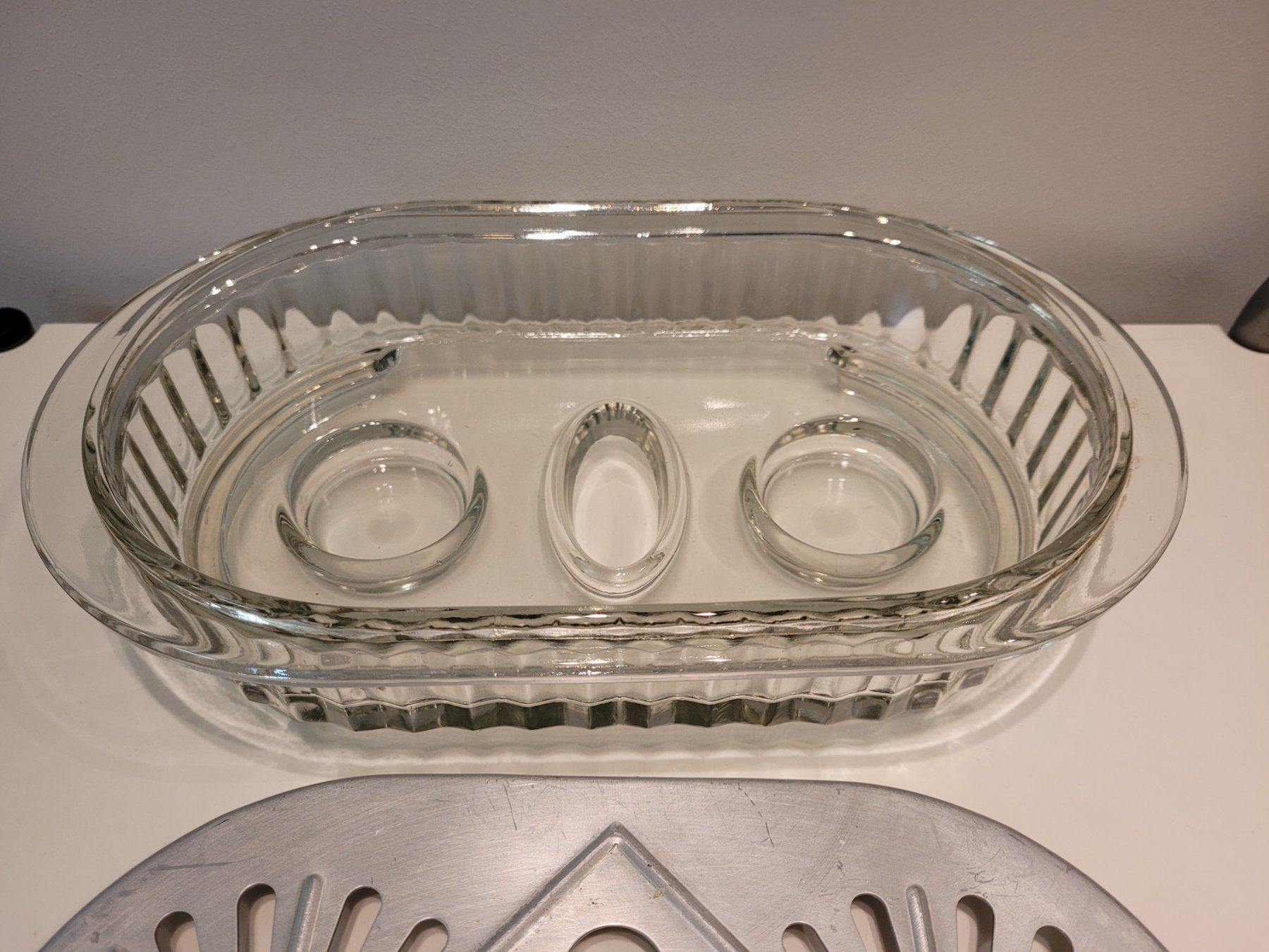 Piatti di portata: Glas Warmhalteplatte SIGG Vintage Rechaud – Usato da Zofingen venduto da Loop_ReSale 6