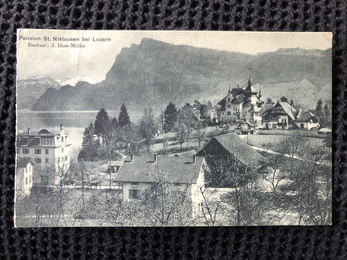 Cartoline postali: Ansichtskarte St. Niklausen – Usato da Näfels venduto da fritzjk