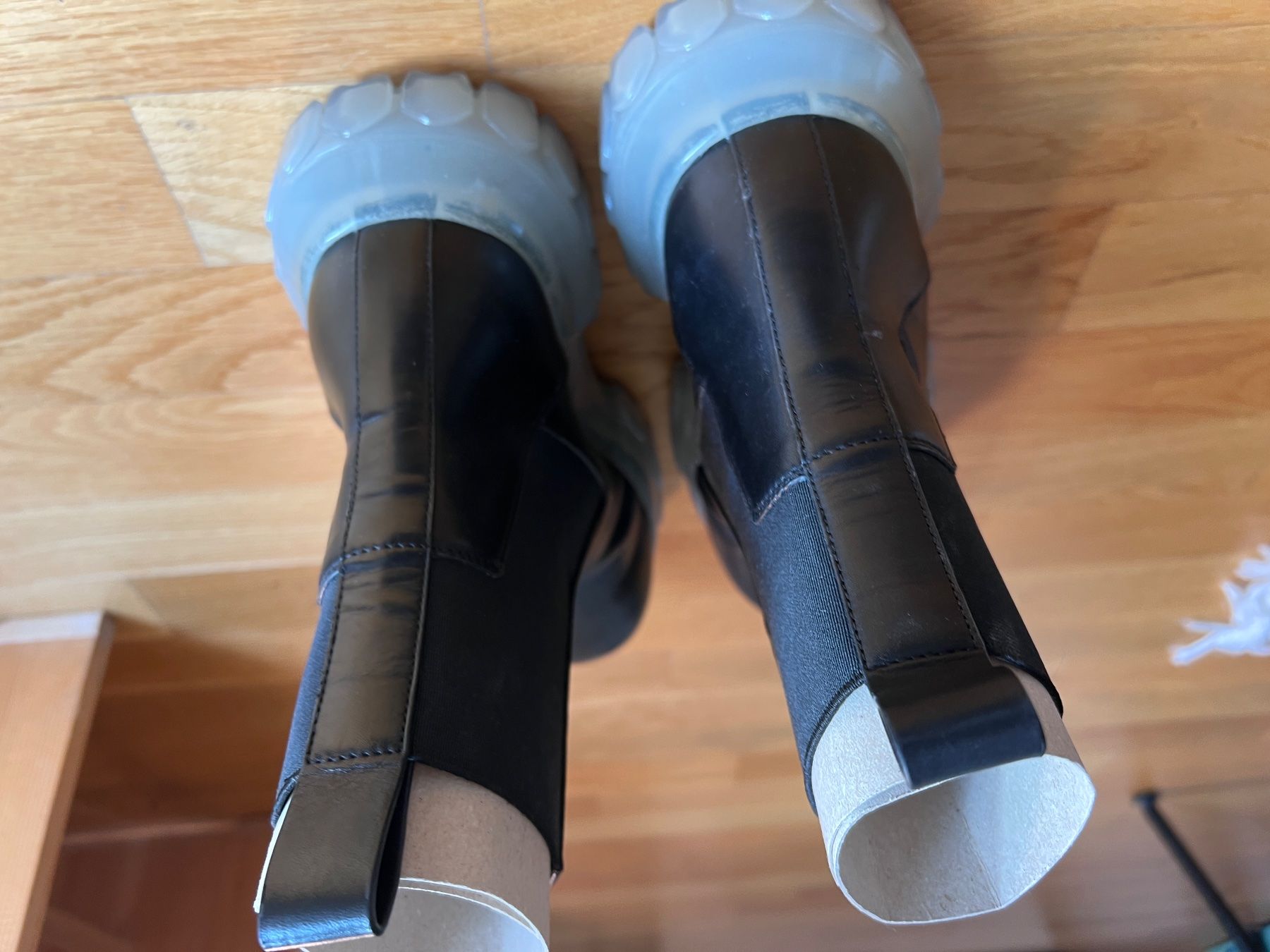 Rick Owens Scarpe da uomo: Rick Owens Bozo Beetle Tractor Boots – Usato da Zürich venduto da inf_86my 2