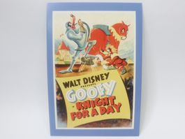AK Disney Goofy Knight For A Day Postkarte