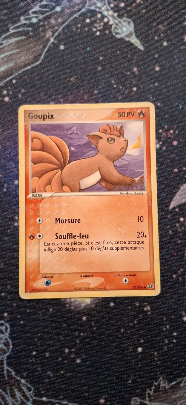 Pokémon Carte collezionabili: Goupix 72/106 - EX Émeraude FR – Usato da Petit-Lancy venduto da Kara_TCG 1