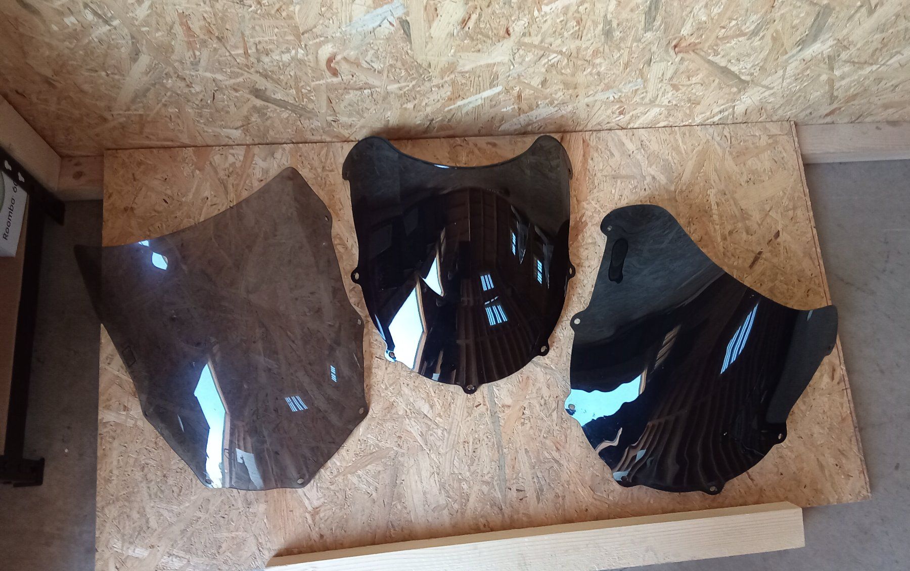 Suzuki Alle Motorradersatzteile: Windshield 3 Stück Suzuki GSX-R 750 – Gebraucht aus Mollis von 5903philipp