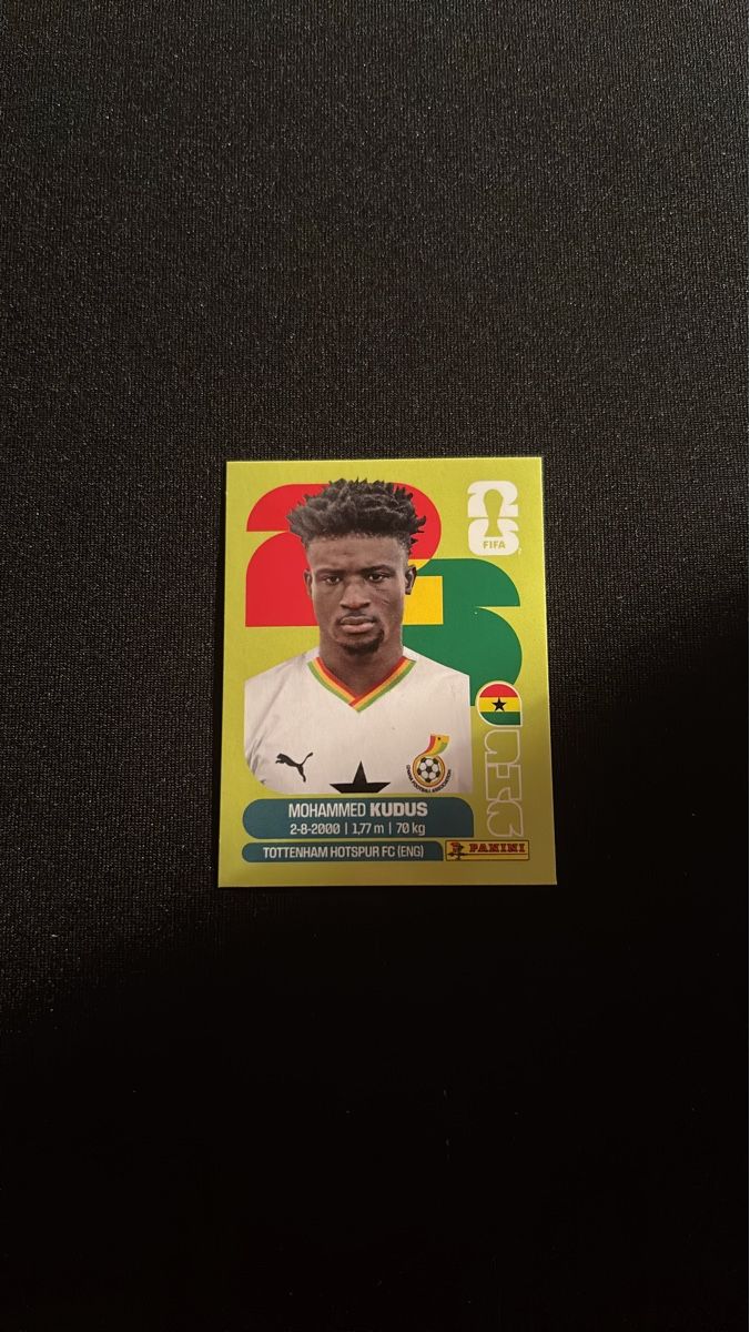 Panini Carte collezionabili: Panini - WM 2026 - GHA 14 - Mohammed Kudus – Usato da Kaiseraugst venduto da Baum_12