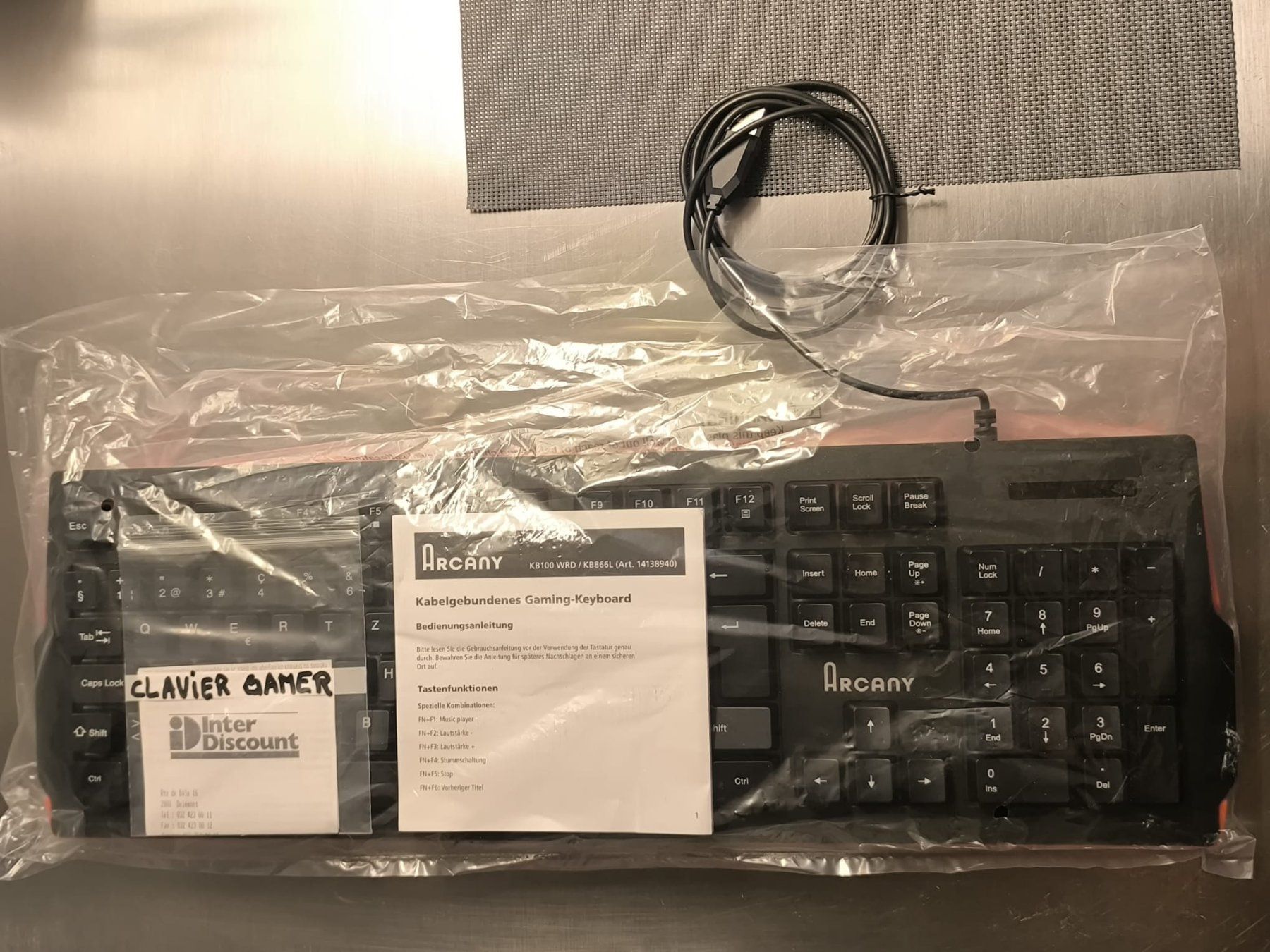 Tastaturen: Clavier Gaming Arcany – Neu und originalverpackt aus Porrentruy von Piquetix 4