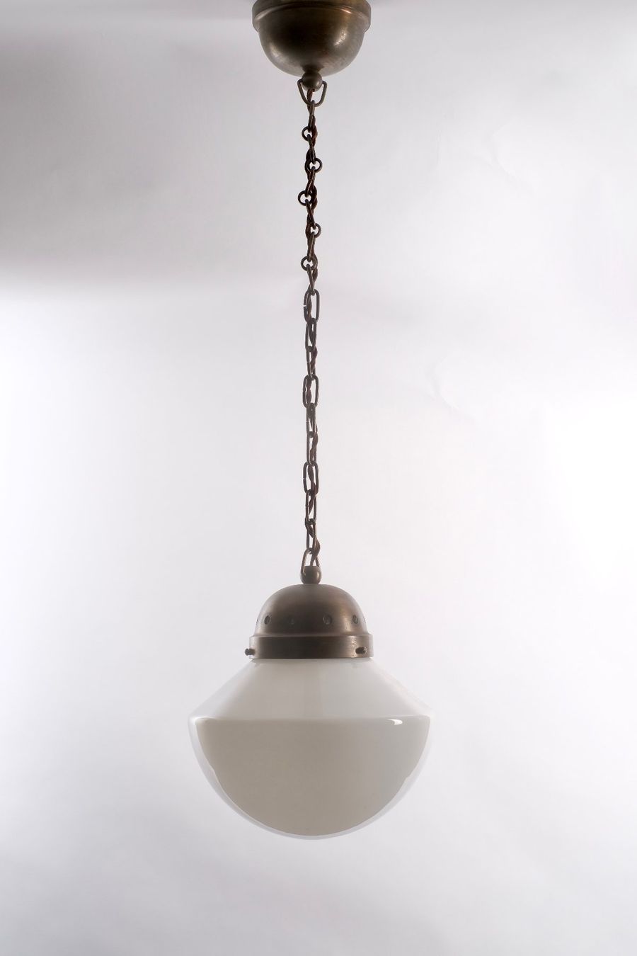 Lampadari & plafoniere: DECKENLAMPE HÄNGELAMPE GLAS MESSING 1930 – Usato da Zürich venduto da mrbluewave 1