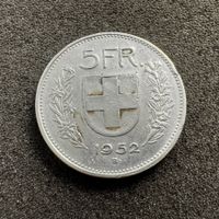 5 Franken Silber 1952 - selten