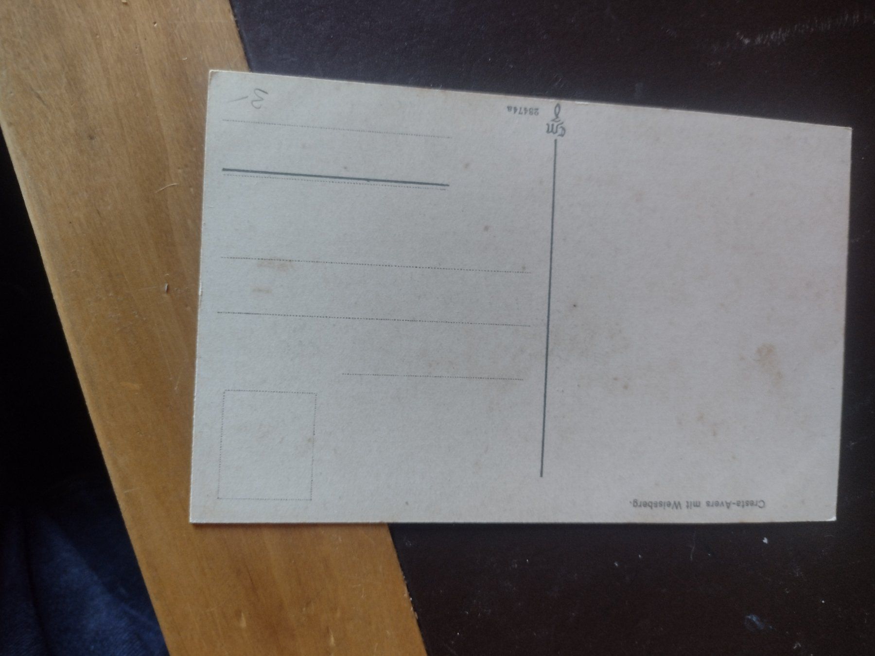 Cartoline postali: Antike Postkarte Chresta-Avers mit Weissberg – Usato da Appenzell-Steinegg venduto da lichs 1