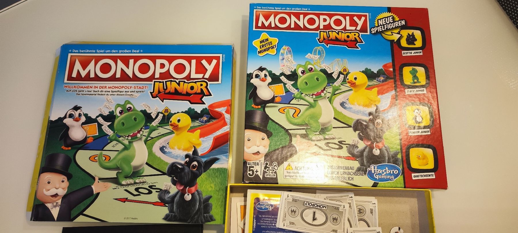 Hasbro Spiele: Monopoly Junior Brettspiel neuwertig – Gebraucht aus Niederrohrdorf von Playsoy
