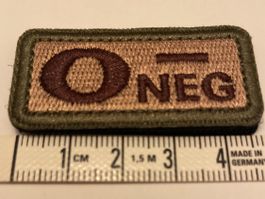 patch medic groupe sanguin brodé