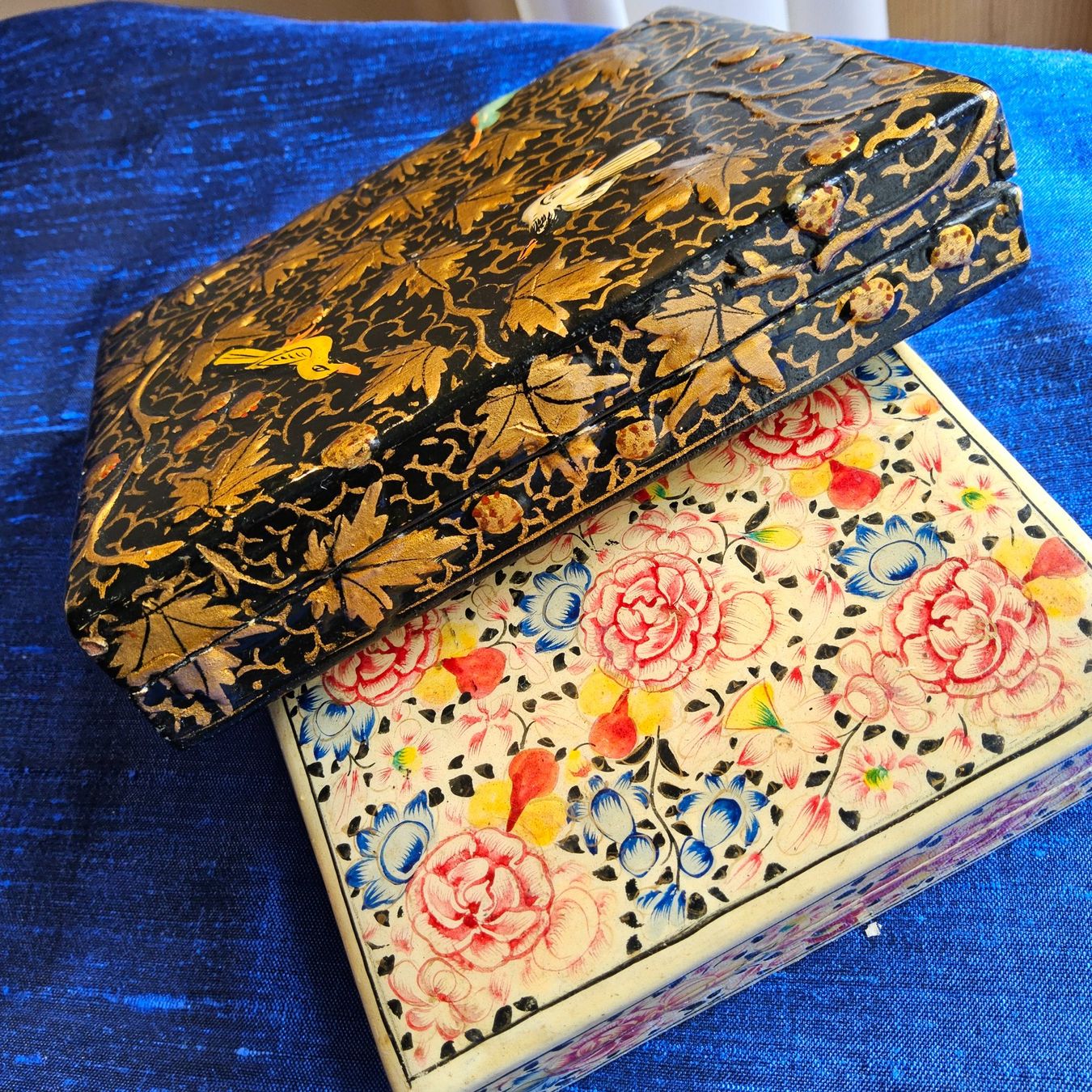 Altro in Decorazioni & Accessori: 2 handbemalte indische Schachteln Box – Usato da Zürich venduto da helsan 1
