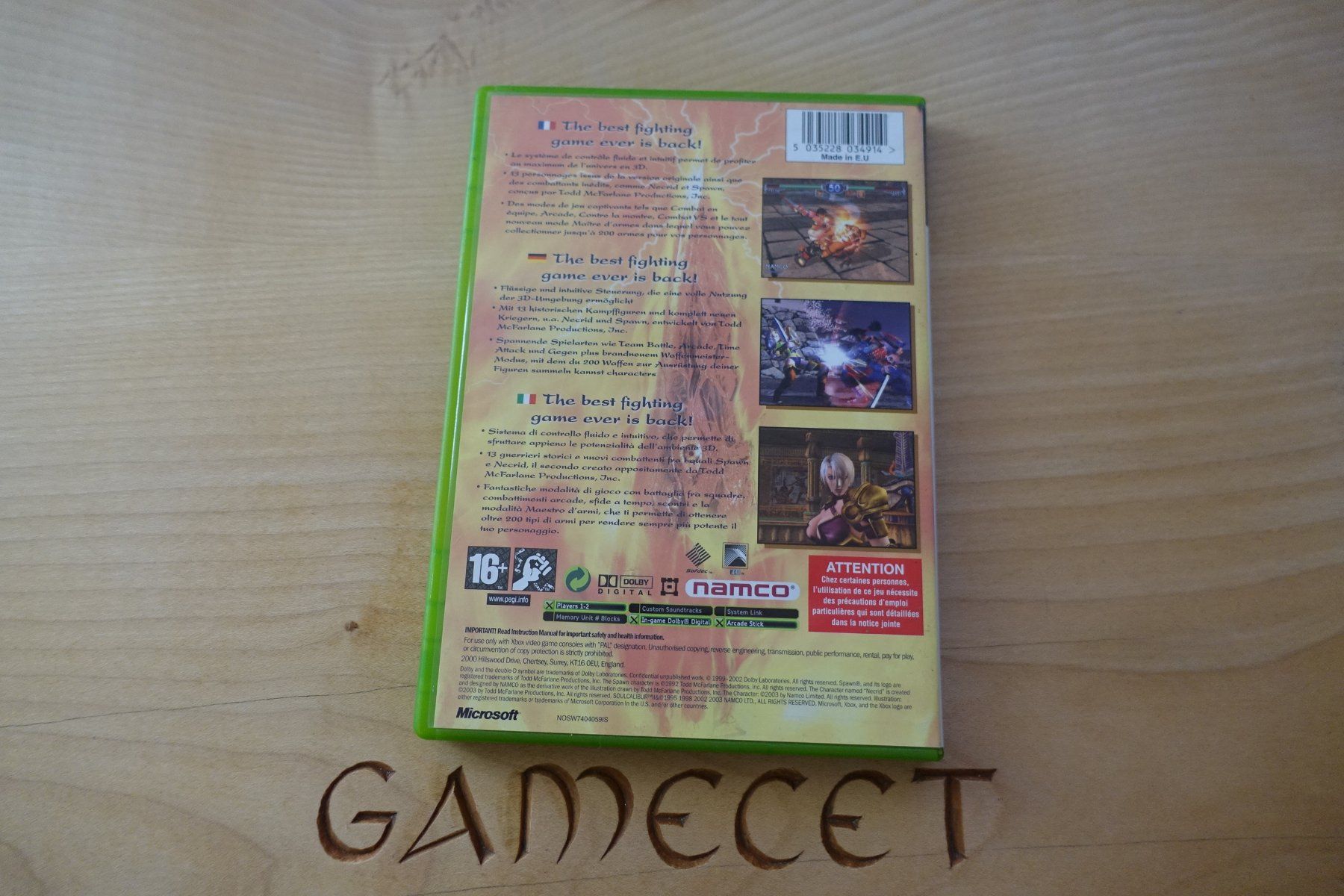 Microsoft Jeux: SoulCalibur II – D'occasion à Steinach par Gamecet 2