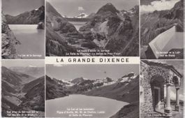 LA GRANDE DIXENCE, (VS) Karte mit 6 Bilder. 1970