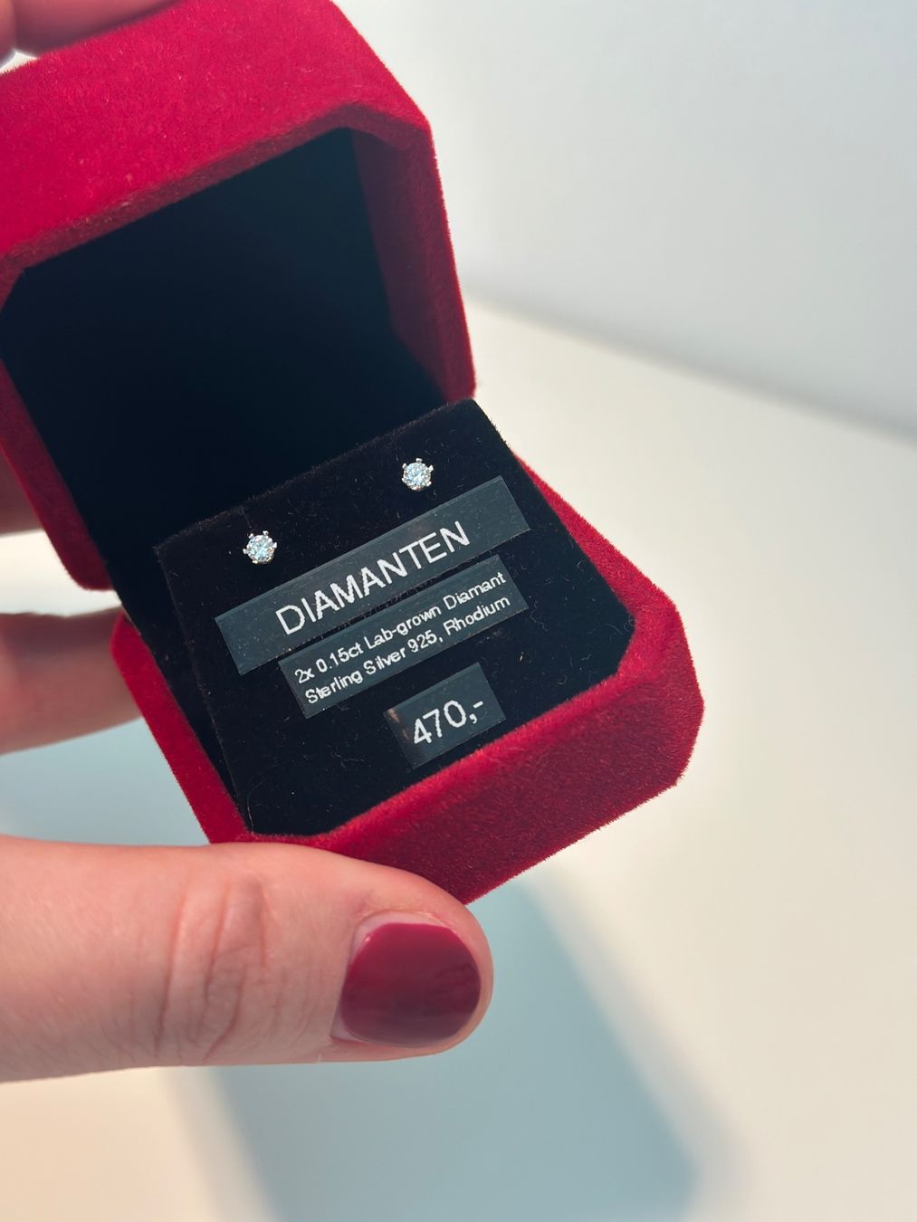 Orecchini pendenti & Orecchini a lobo: Diamond earrings – Nuovo e nell'imballaggio originale da Richterswil venduto da L.Staudenmann 1