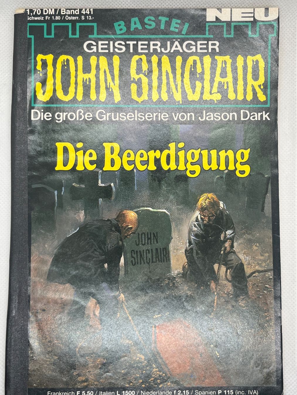 Libri: John Sinclair Band 441 Die Beerdigung 1. Auflage – Usato da Hinterkappelen venduto da Kim1992
