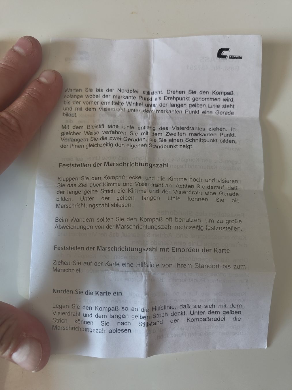 GPS & Strumenti di misurazione: Kompass/Linsenkompass, Neuwertig, Outdoor 55 – Usato da Männedorf venduto da goe_v5z2 5