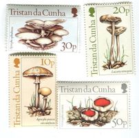 Briefmarken "Pilze". Tristan da Cunha