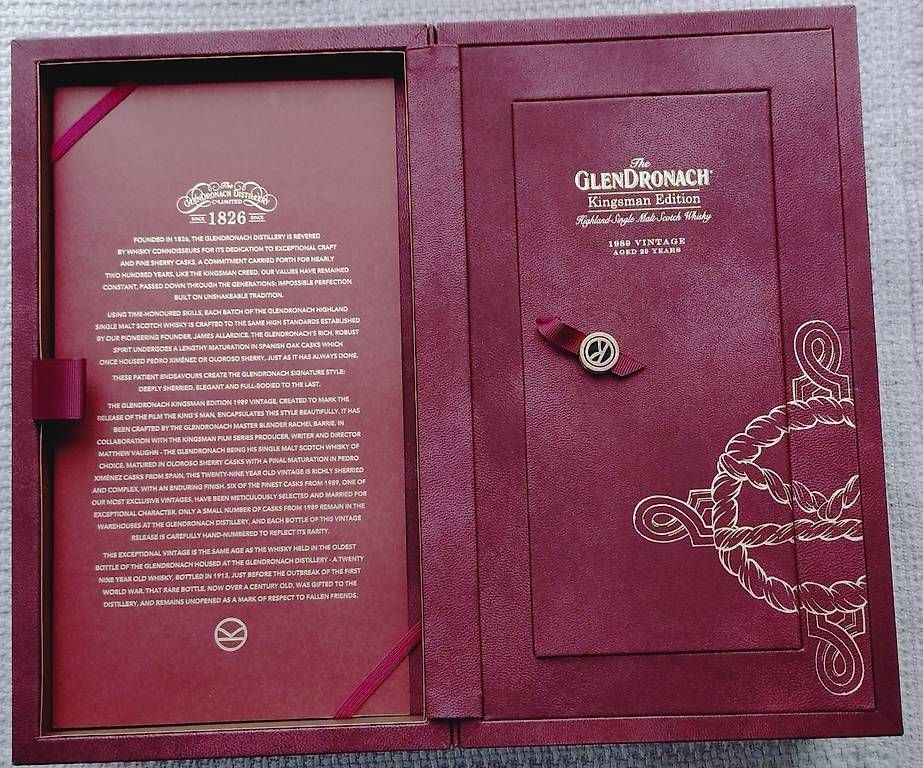 Bevande alcoliche: Glendronach Kingsman Edition 1989 – Nuovo e nell'imballaggio originale da Grüningen venduto da Stargazer 2