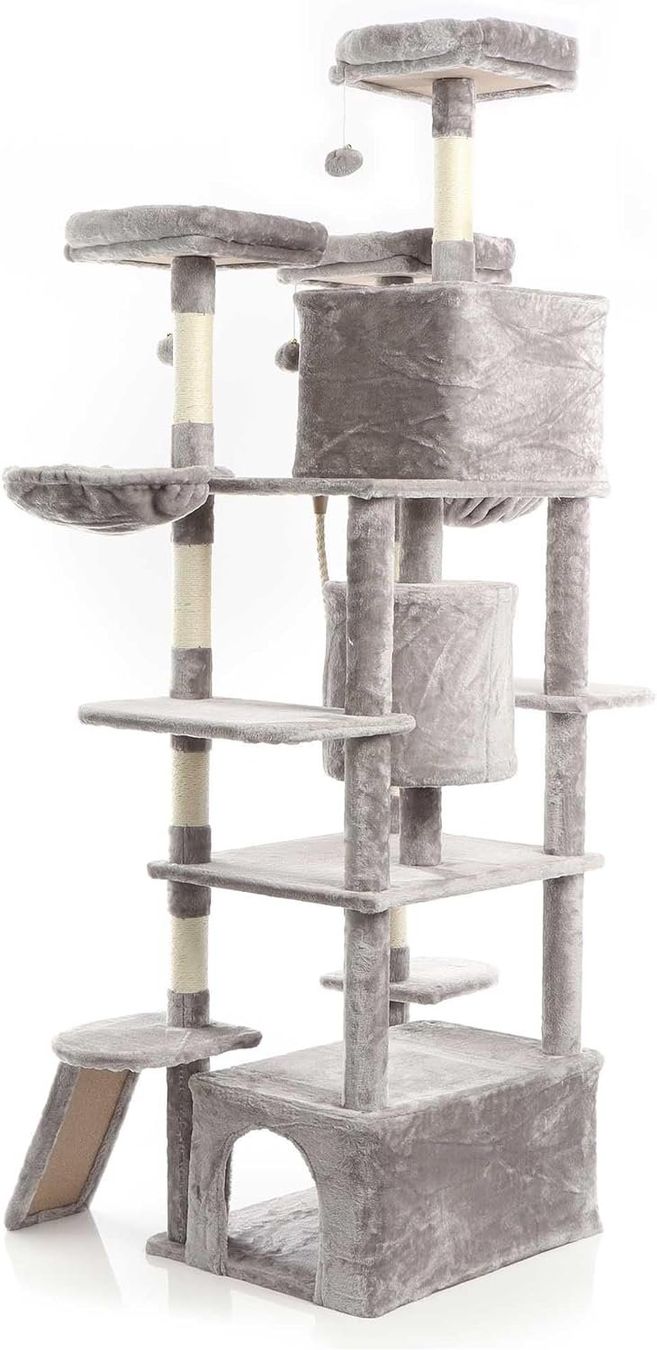 Tiragraffi: Fudajo Kratzbaum Grau 198 cm – Nuovo e nell'imballaggio originale da Bottighofen venduto da zaap 7