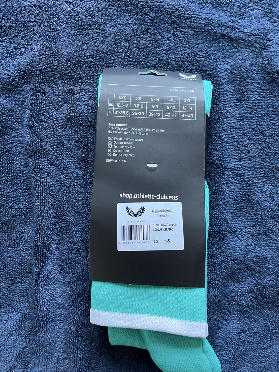 Socken: Chaussette athletico Bilbao – Neu und originalverpackt aus Chambésy von Louwall_football 1