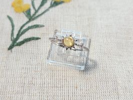 NEW - S925 Citrine Ring (Adjustable)
