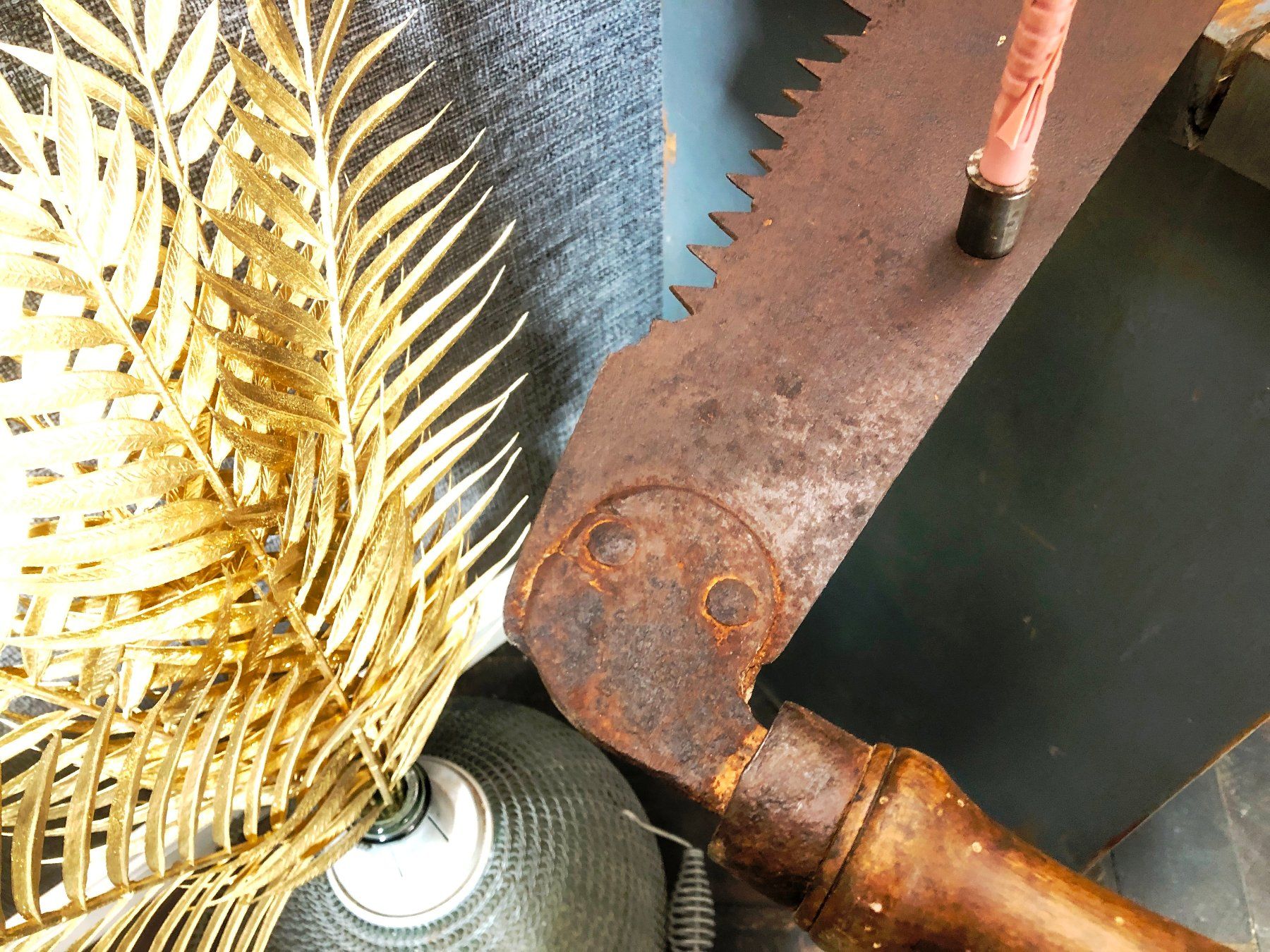 Lavagne: Säge antik Deko oder als Magnetwand usw. – Usato da Laufenburg venduto da industrial-silence 7