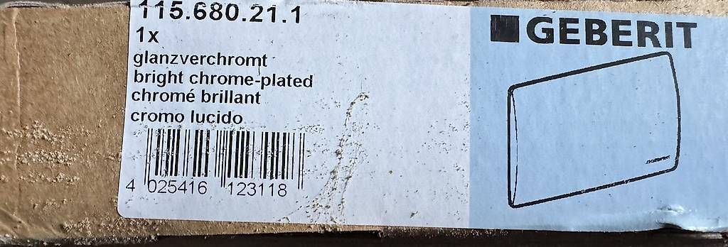 Tutti pezzi di ricambio auto: 4 plaques de recouvrement Geberit – Usato da Lentigny venduto da EcuProd1 3