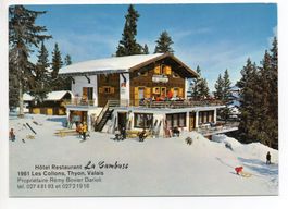 LES COLLONS THYON Ski Hôtel Restaurant La Cambuse