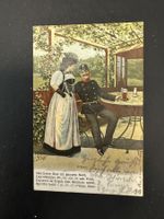 Soldat und Serviertochter