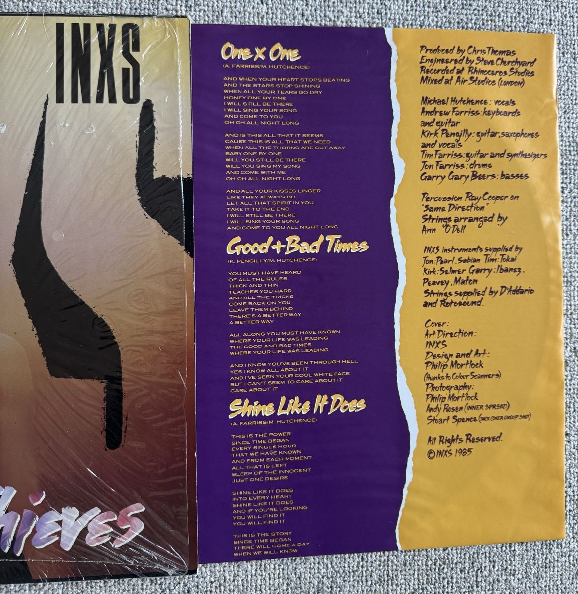 Dischi in vinile: INXS - Listen Like Thieves - LP - 1985 – Usato da Rorbas venduto da BlackstarRecords 2
