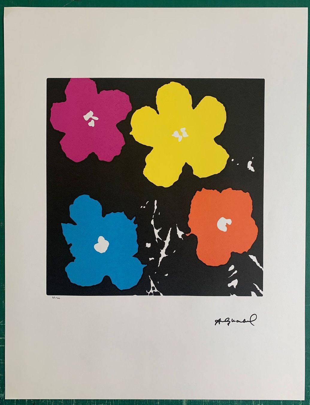 Foto & Immagini: Andy Warhol - Flowers 22/100 - Neu eingetroffen – Nuovo e nell'imballaggio originale da Adligenswil venduto da O_D_E_O_N 1