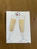 Karte Champagner 