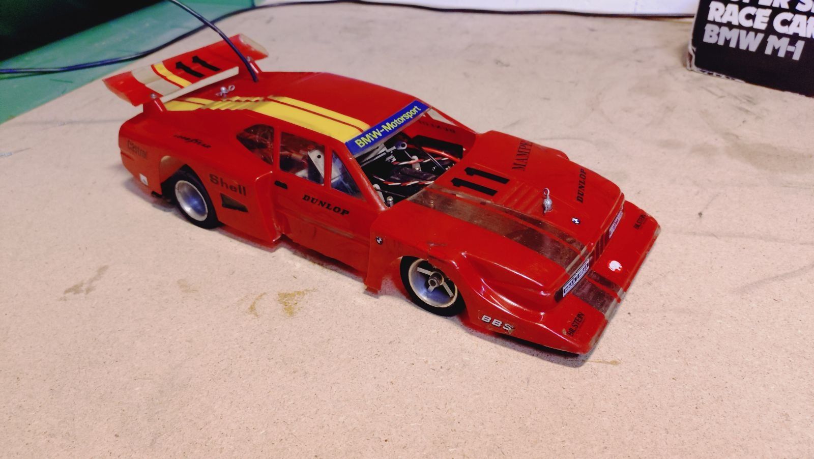 Graupner Modellismo RC: Graupner BMW M1 Super Speed Race Car – Difettoso da Grüningen venduto da Stargazer 2