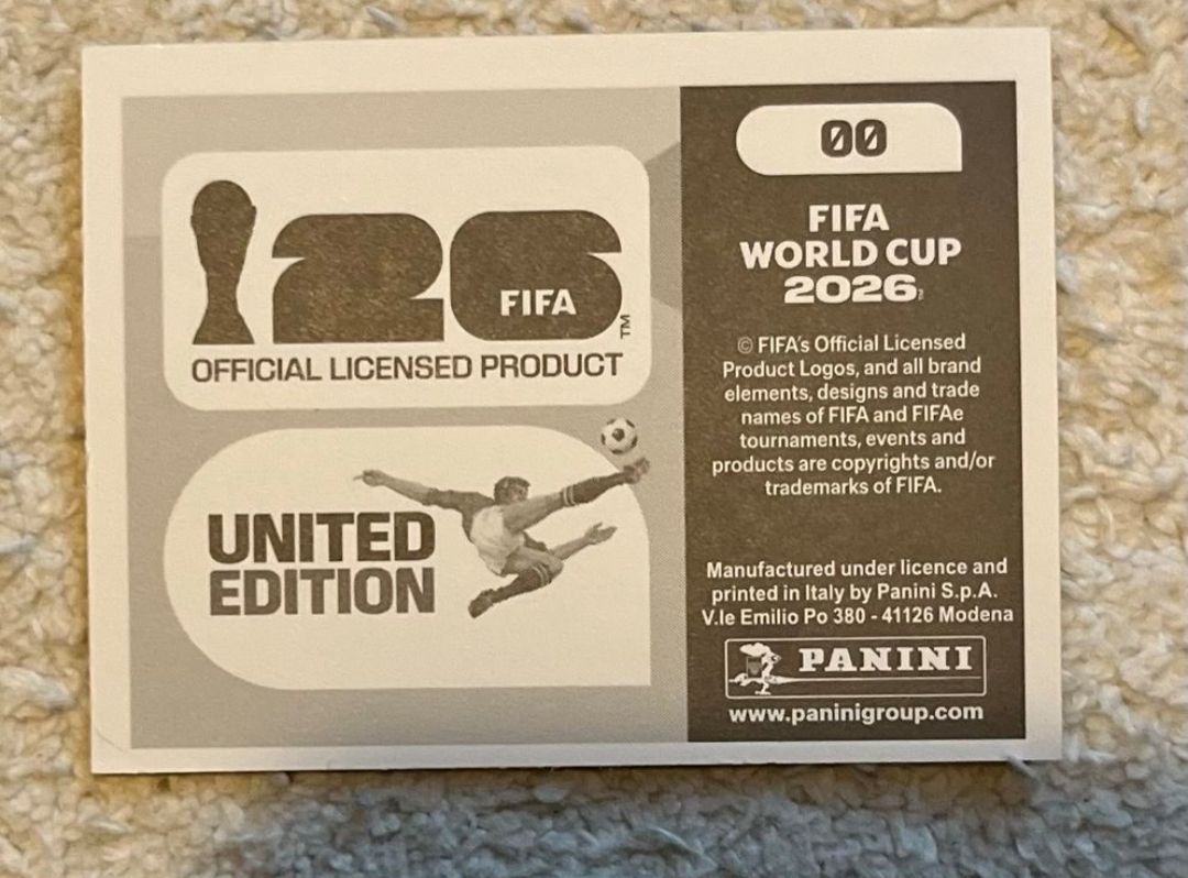 Panini Carte collezionabili: Panini Sticker Nummer 00/ WM 2026 – Nuovo (secondo la descrizione) da Breitenbach venduto da Lqris 1