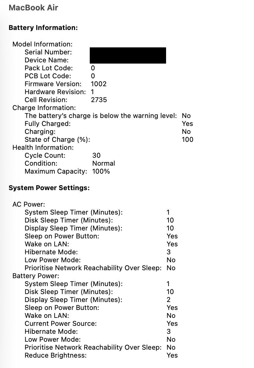 Apple Notebooks: MacBook Air M1 – Top Condition – 30 Battery Cycles – Gebraucht aus WINTERTHUR von NikosBako 6
