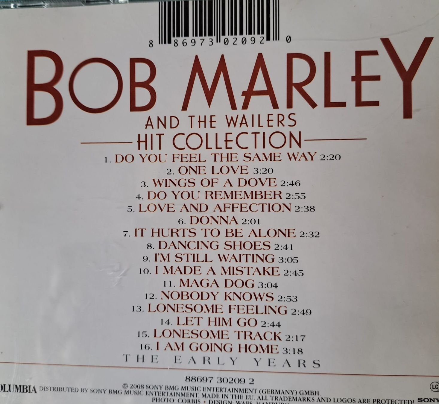 CD: Bob Marley the early years – Usato da Sevelen venduto da Cangaroo 1