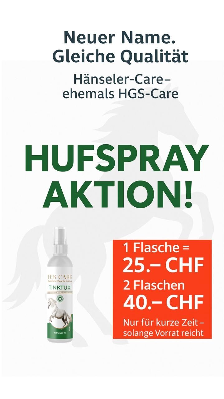 Prodotti per la cura & articoli per la pulizia: Huftinktur/Spray – Nuovo e nell'imballaggio originale da Wangen ZH venduto da Monoelektra