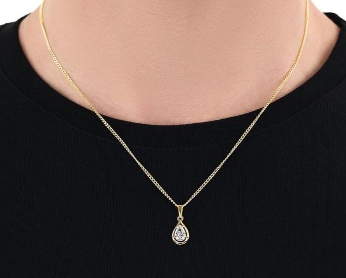 Orecchini pendenti & Orecchini a lobo: Gold Anhänger – Nuovo e nell'imballaggio originale da Hemmental venduto da Zirconwelt 2