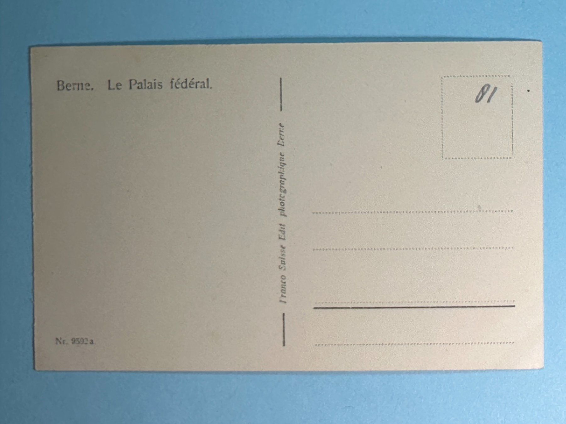 Cartes postales: Bern - Bundespalast – D'occasion à Steg VS par _vinci_ 1