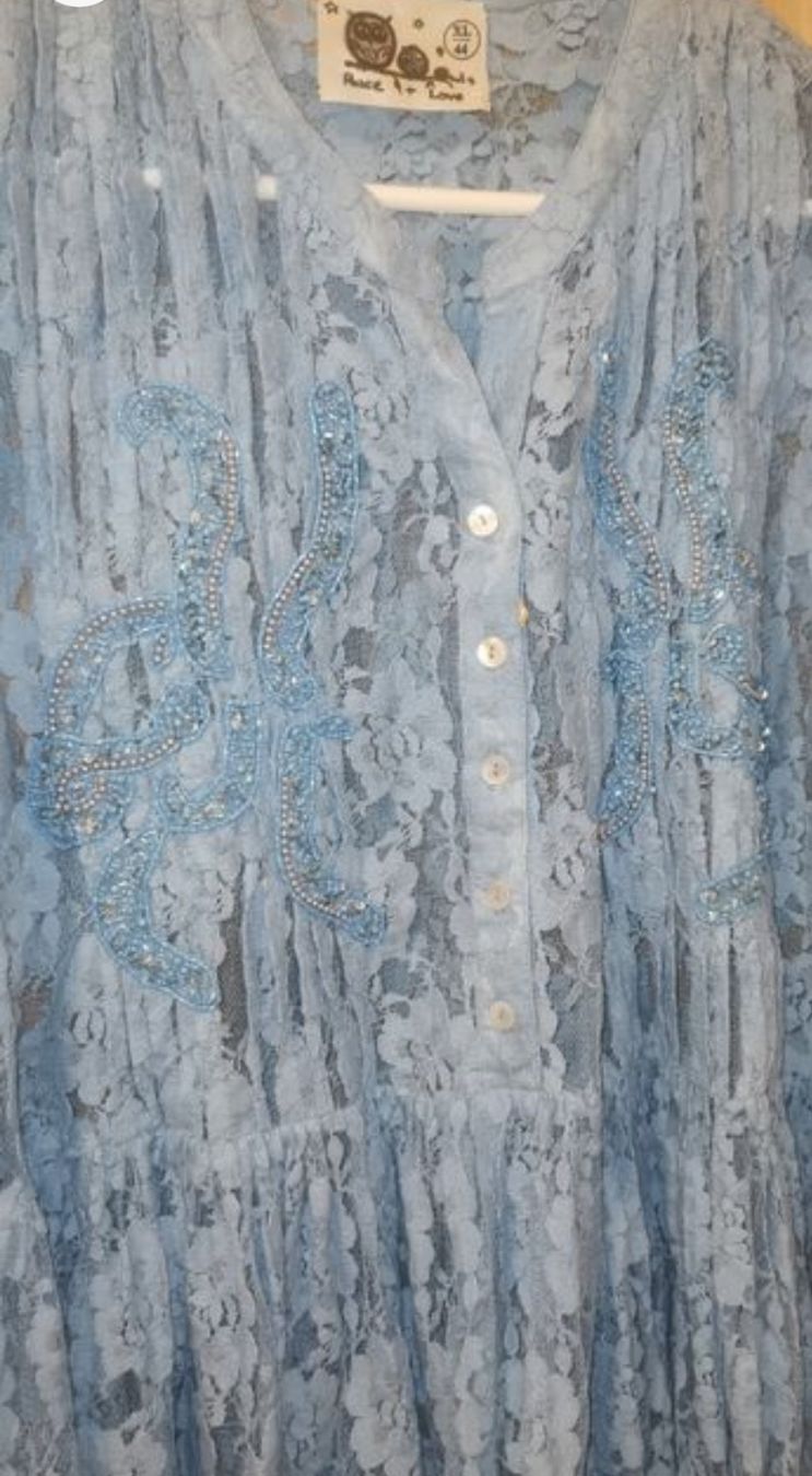 Blusen: Spitzen Bluse Cotton Gr XL – Neu (gemäss Beschreibung) aus Buchs ZH von natu65 9
