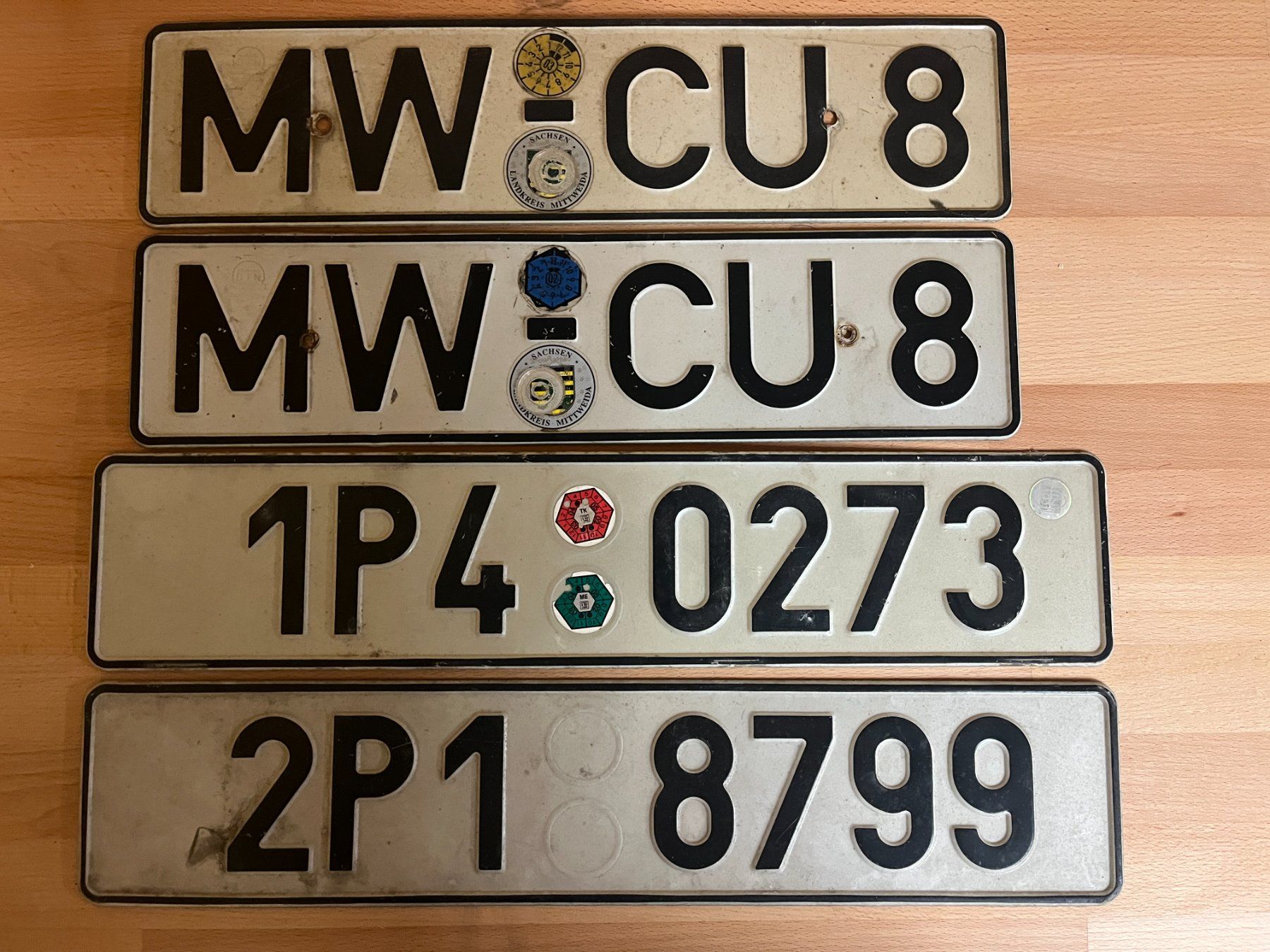 Insegne: 4 Autonummern – Usato da Eggiwil venduto da Harleyman54