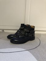 Biker Boots Echtleder, Gr 38