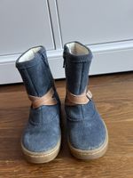 Kids' blue suede boots, EU 22, Clarks
