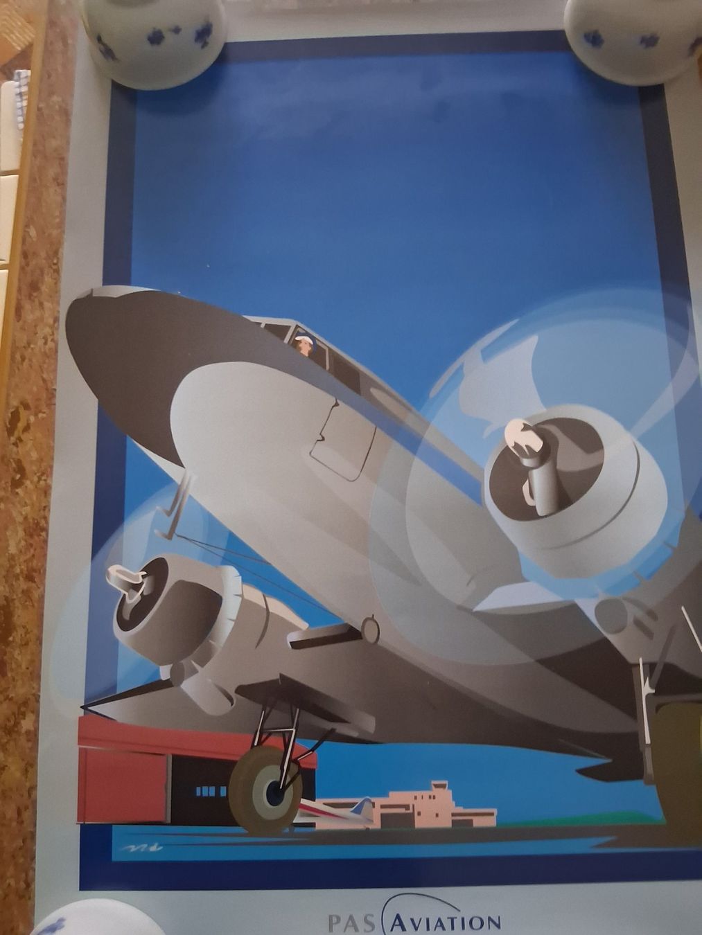 Posters & Illustrations: Poster Flugzeug Vintage Print Luftfahrt – D'occasion à Luzern par gil_9jtr