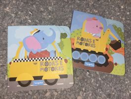 2 Kinderbücher Rodas e Motores portugiesisch gebraucht