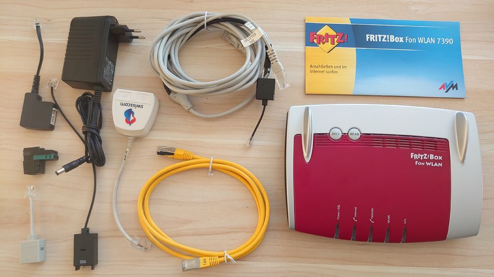vhbw alimentatore compatibile con AVM FRITZ!Box 7390, 7560