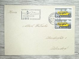 TR72 Enveloppe + Timbre Suisse 1941